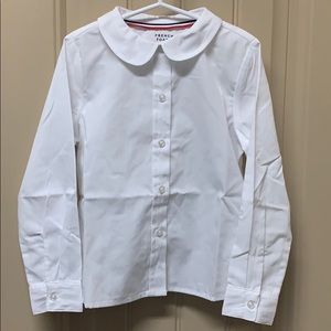 New W/O Tags French Toast Peterpan Collar Shirt
